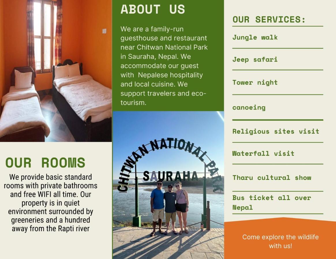 Tara Guesthouse - Sauraha,Chitwan エクステリア 写真